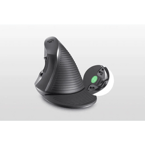 Black Ergonomic Design Office Vertical Mouse 6 Buttons 600/1000/1600 DPI Right Hand Mice With Wrist Mat Better Performance Mouse For PC Desktop Laptop