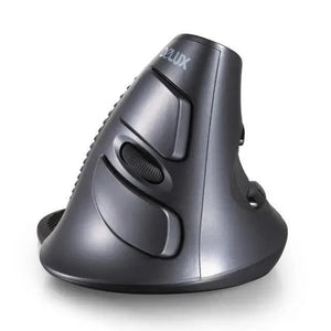 Black Ergonomic Design Vertical Mouse Adjustable DPI Optical Right Hand Mouse Reduce Wrist Pain 6 Buttons Modern Mouse For Computers Laptops PC