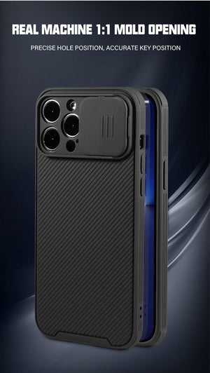 Black Magnetic Case for iPhone 12/12 Pro/12 Pro Max Case Camera Protection Cover Suitable for Wireless Charging Soft Edge Full Coverage Protection for iPhone