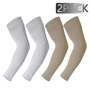 Black Men Unisex Cooling Arm Sleeves Cover Cycling Running Sun Protection Outdoor Activities Hide Tattoos Sleeve Cooling Sports Sleeve For Basketball Golf Football