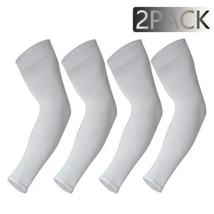 Black Men Unisex Cooling Arm Sleeves Cover Cycling Running Sun Protection Outdoor Activities Hide Tattoos Sleeve Cooling Sports Sleeve For Basketball Golf Football