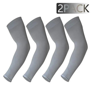 Black Men Unisex Cooling Arm Sleeves Cover Cycling Running Sun Protection Outdoor Activities Hide Tattoos Sleeve Cooling Sports Sleeve For Basketball Golf Football
