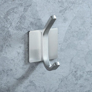 Black Robe Hook Wall Hook Towel Hook for Bathroom Stainless Steel Coat Hook Rustproof Hook Hanger for Kitchen Hardware Stainless Steel Hooks Waterproof and Oilproof Bathroom Kitchen Self Adhesive Hooks for Hanging Coat Hat Towel