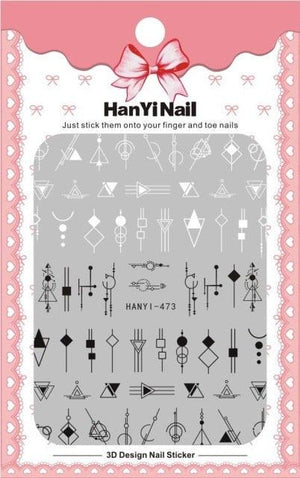 Black White 3D Nail Sticker Decals Cool English Letter Nail Art Decoration Manicure Design Christmas New Year Gift French Nail Art Stickers Decals 8Sheets Nail Art Supplies 3D Self-Adhesive Nail Art Decoration  Pattern Nail Accessories Classic Simple