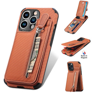 Blue Cards Wallet Leather Phone Case For Iphone 14 Plus 13 12 Mini 11 Pro Max X Xs Xr Men Luxury Business Purse Card Holder Cover  Phone Case With Card Sleeve Men Phone Case