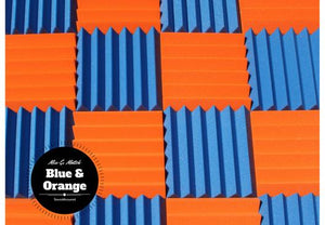 Easy Mount Acoustic Foam Kit - 12x12x2" Acoustic Foam Panels With Adhesive - Wedge Style - 4 Pack