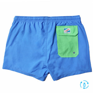 Blue Solid - Green Pocket by Bermies