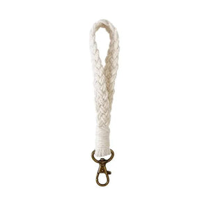 Boho Handmade Wristlet Bracelet Keyring