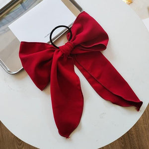 Bowknot Hair Scrunchies For Women Girls Sweet Elastic Hair Bands Elegant Hair Tie Rope Rubber Band Hair Gum Gorgeous Hair Accessories For Women