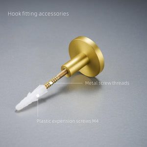 Brass Hooks Shell Nordic Pastoral White Gold Bathroom Indoor Kitchen Hallway Wall Clothes Hooks Wall Hangings Row Hooks Mounted Robe Clothes Hanger Wall Door Kitchen Hook Golden Hanging Wall Décor