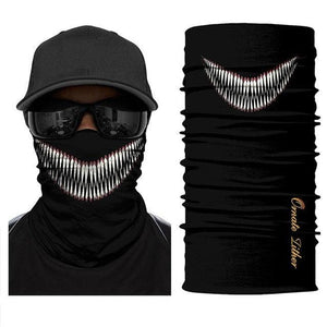 Breathable Mask Bandana Neck Gaiter Cycling Face Mask Hiking Scarves Headband Summer Balaclava Neck Gaiter Tubular Buff Bandana Scarf Headgear Bicycle Half Mask Face Cover Venom Headband Summer Men Beanie Hat Windproof Head Scarves Neck