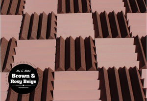 3 Inch Acoustic Foam Wedge Style Panels - 13 Color Options