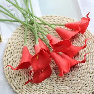 Artificial Calla Lily Decor for Living Room & Dining Table