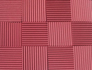 1 Inch Acoustic Foam Wedge Style Panels - 13 Color Options