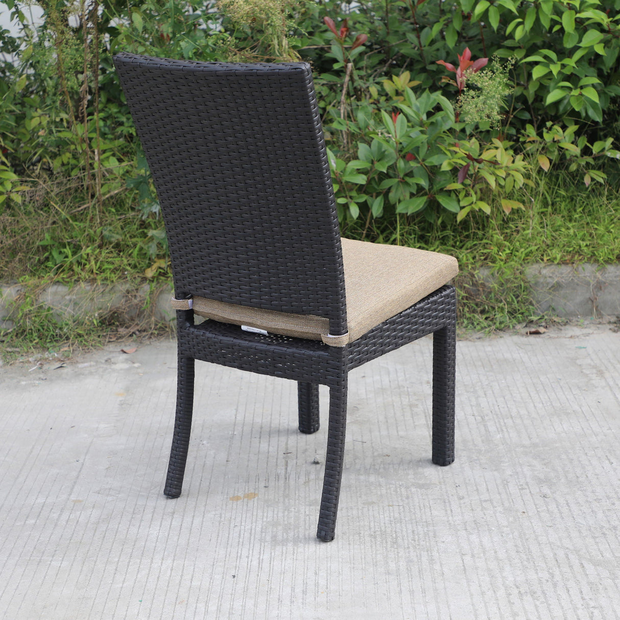 Balcones - Outdoor Wicker Dining Chairs With Cushions (Set of 8) by Couch.com