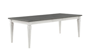 Katia - Dining Table With Leaf - Gray / White by Couch.com