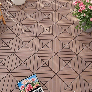 Durable Plastic Interlocking Deck Tiles, Waterproof Outdoor And Indoor Use by Couch.com