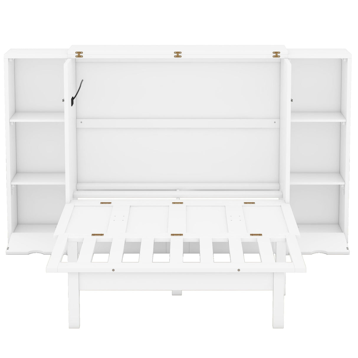 Murphy Bed With Shelves, Drawers And USB Ports by Couch.com