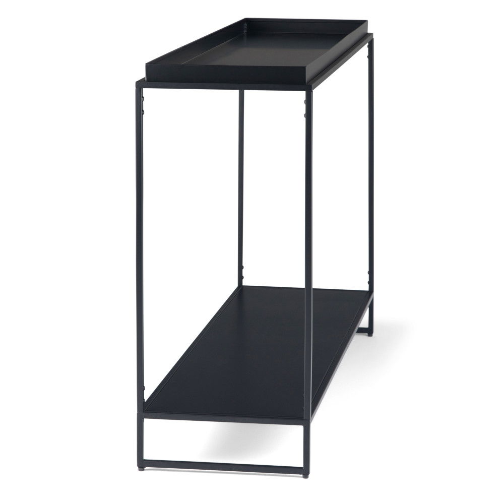 Garner - Tray Top Console Table - Black by Couch.com