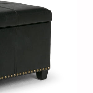 Kingsley - Upholstered Large Storage Ottoman by Couch.com
