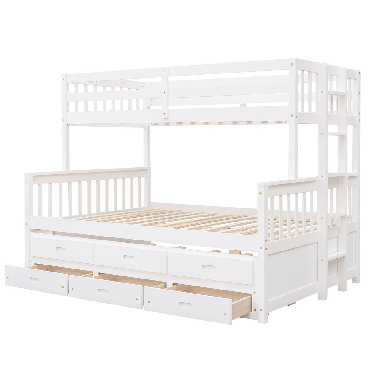 Bunk Bed With Twin Size Trundle And Drawers by Couch.com