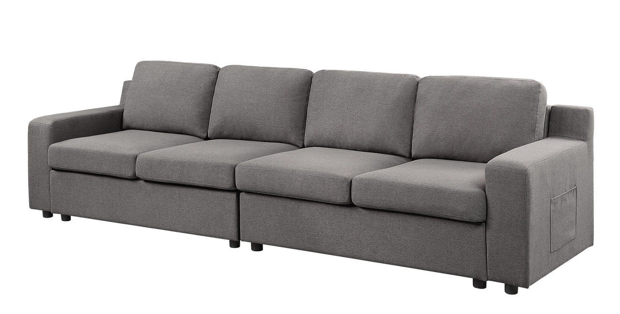 Waylon - Linen Sectional Sofa by Couch.com