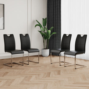 Modern Dining Chairs With Padded Seat And Metal Legs by Couch.com