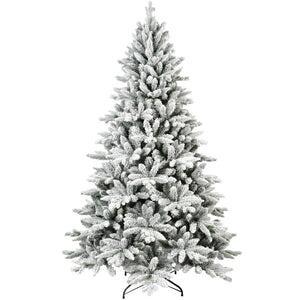 7ft Flocked Christmas Tree with 1514 Tips
