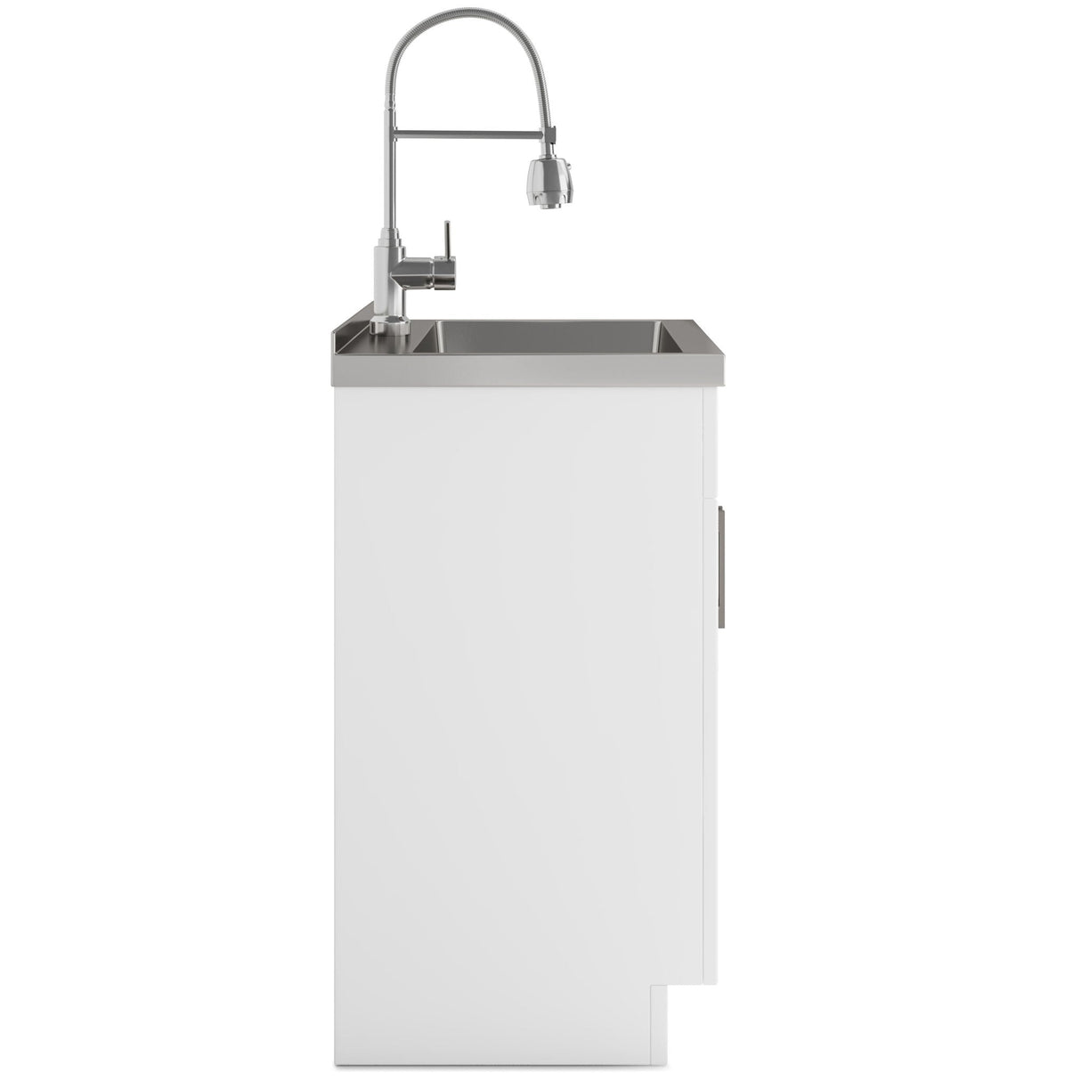 Hennessy - Deluxe Laundry Cabinet With Faucet And Stainless Steel Sink by Couch.com