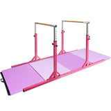 Kids Adjustable Width & Height Gymnastics Parallel Bars