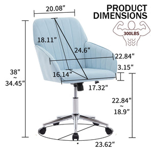 Adjustable Ergonomic Office Chair, Swivel Backrest Seat by Couch.com