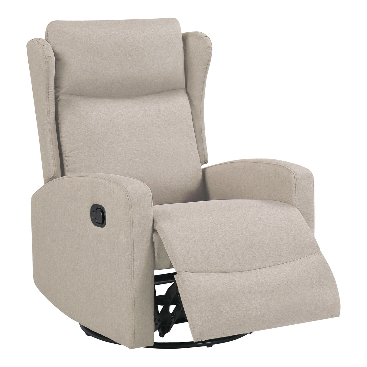 Rocking Swivel Recliner Chair For Living Room, 360 Degree Swivel, Adjustable Modern Reclining Chair, Classic And Traditional Recliner Sofa With Lumbar Support - Ligth Gray by Couch.com