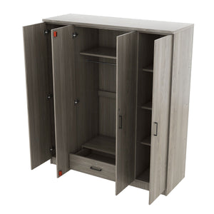 4 Door Wardrobe With 1 Drawer by Couch.com