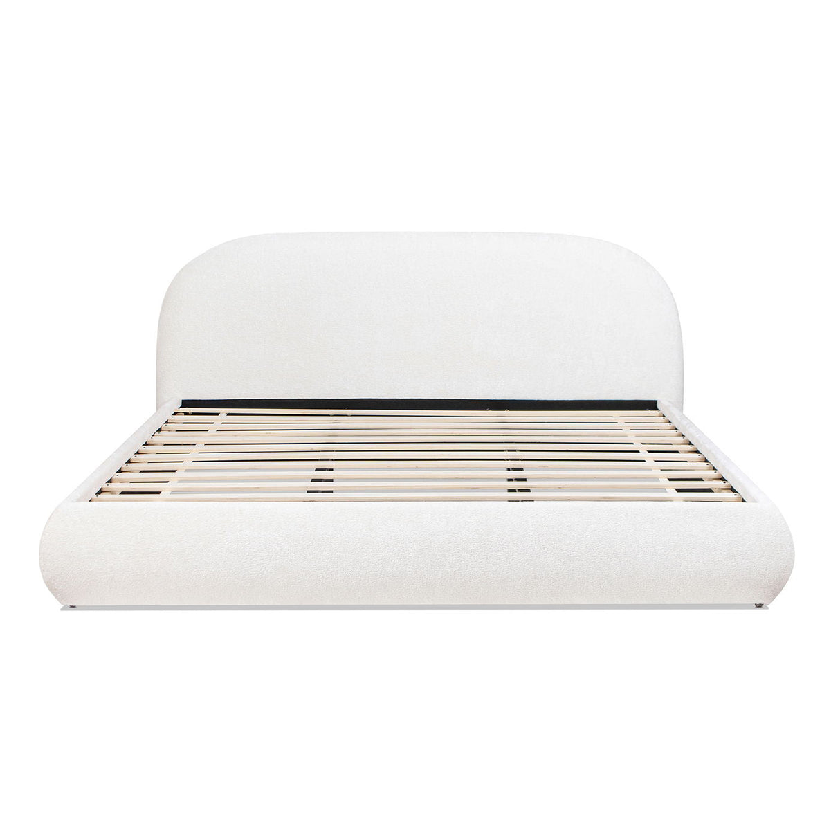 Archie Puffy Grounded - Upholstered Platform Bed by Couch.com