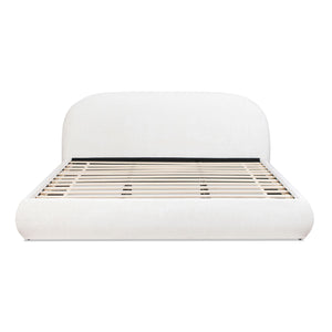 Archie Puffy Grounded - Upholstered Platform Bed by Couch.com