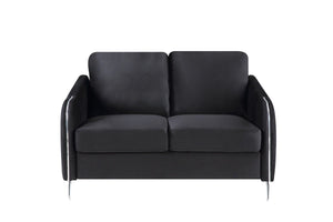 Hathaway - Velvet Fabric Sofa Set by Couch.com