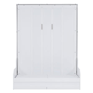 Murphy Wall Bed With Cushion, Space Saving Design, And Construction by Couch.com