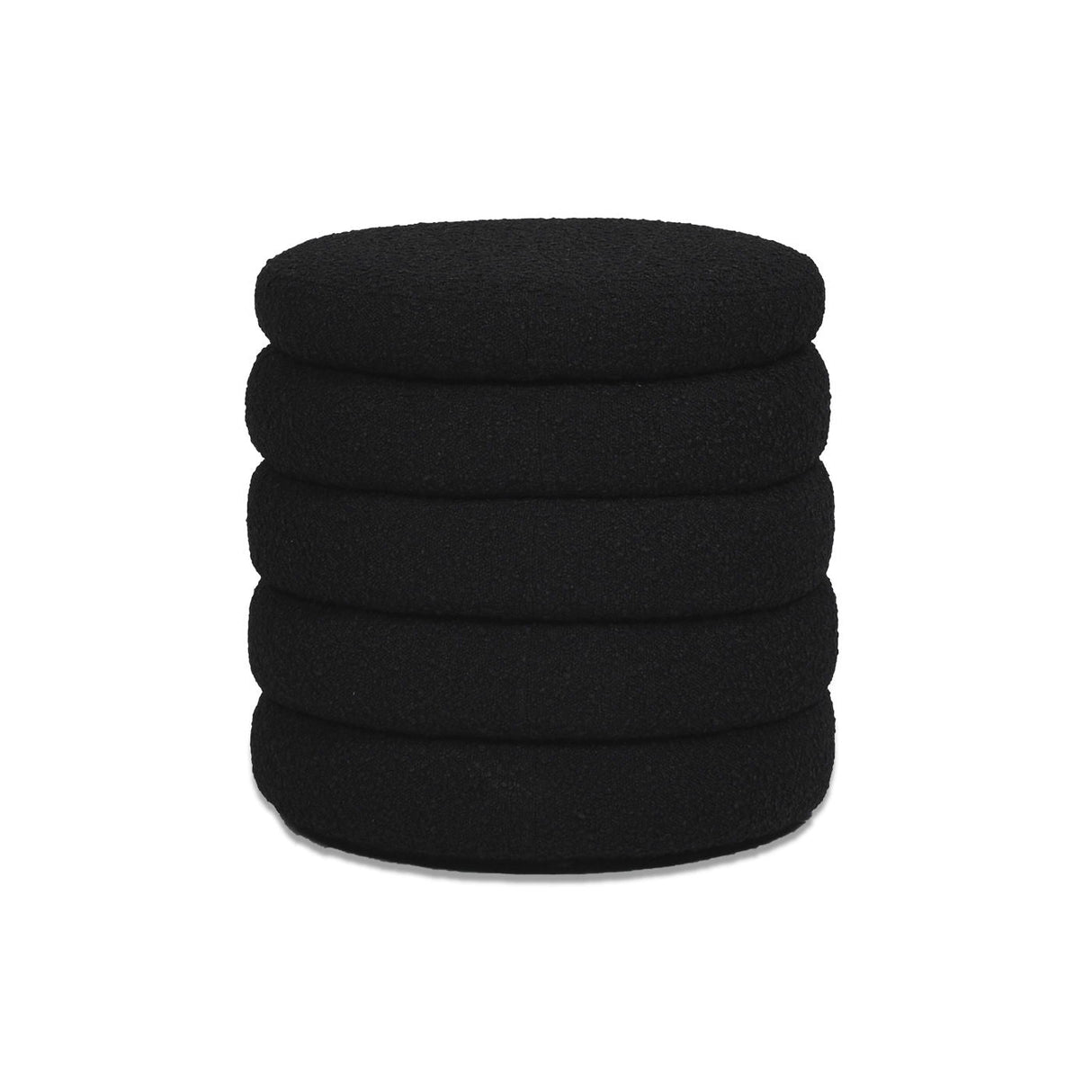 Fuji - Oversized Round Storage Ottoman by Couch.com