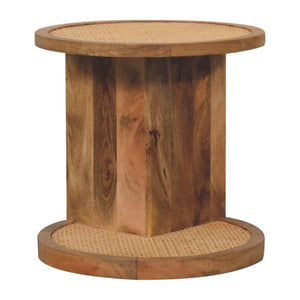 Close Knit Corner End Table - Oak by Couch.com