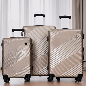 3 Piece Luggage Sets Lightweight Suitcase With Two Hooks, Spinner Wheels, by Couch.com