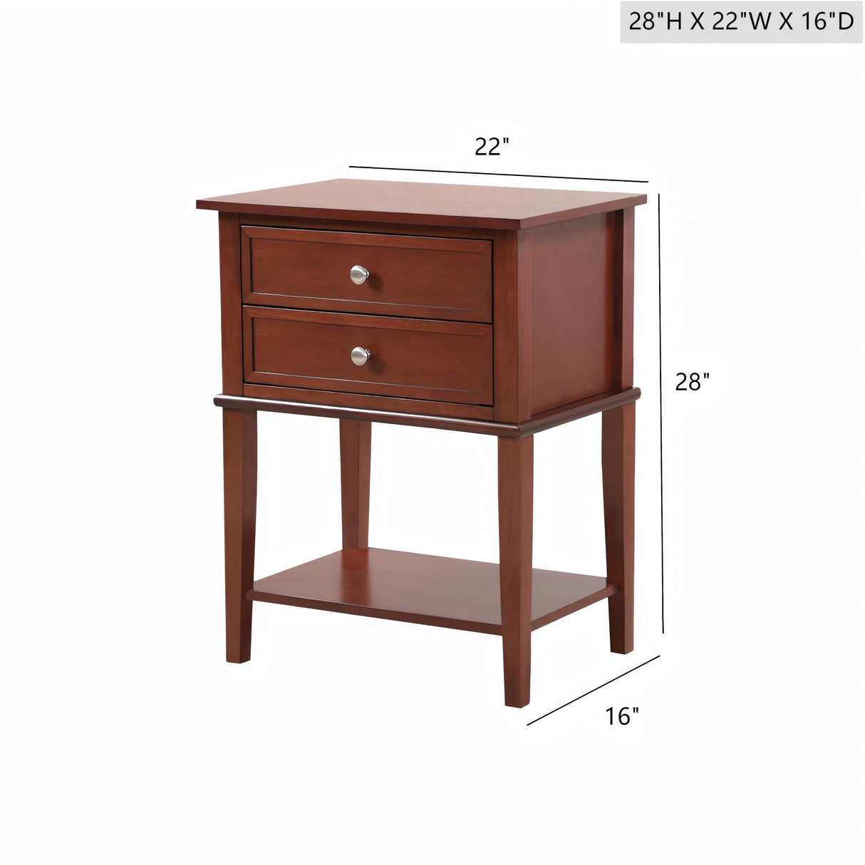 Vibrant Contemporary Nightstand