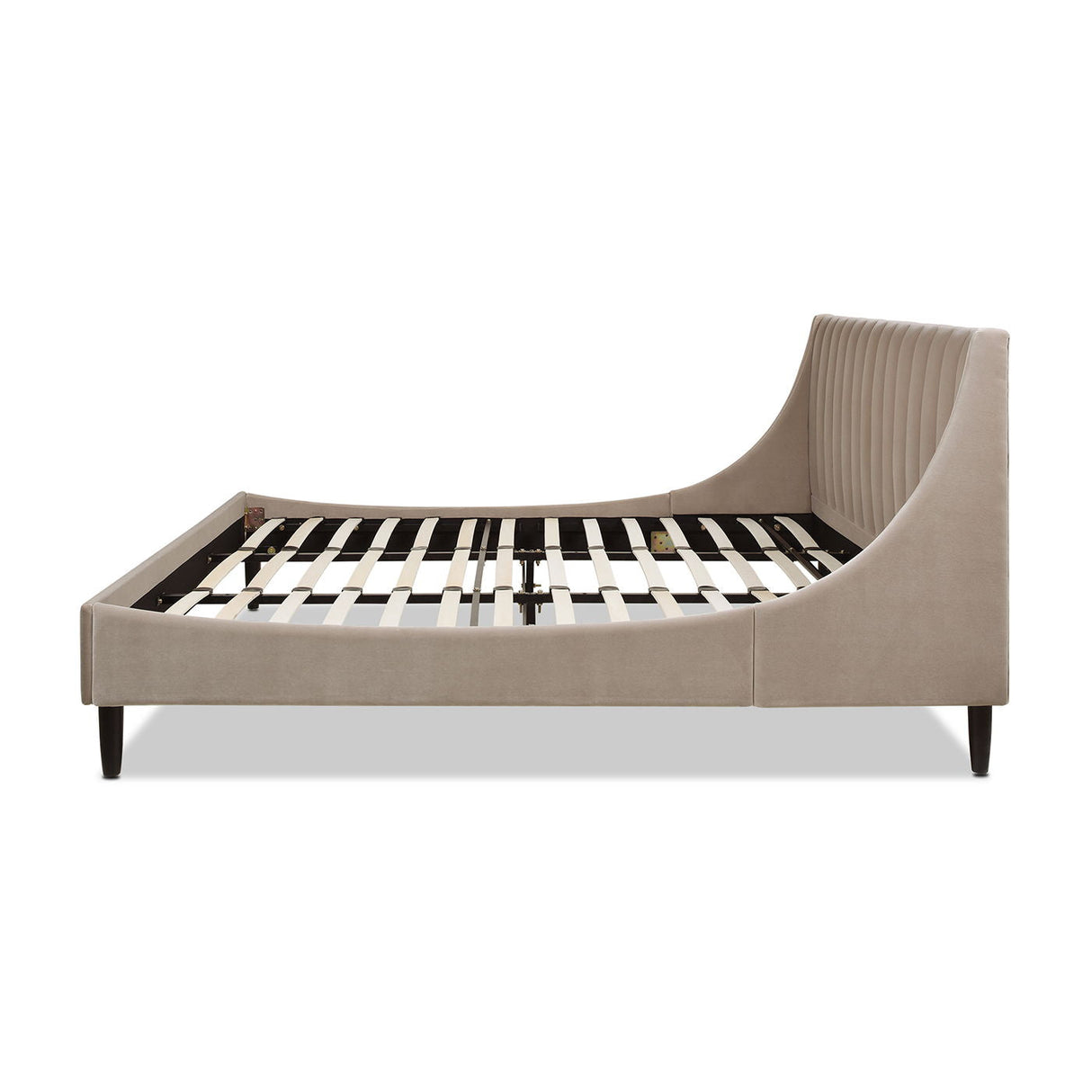 Aspen - Vertical Tufted Modern Headboard Platform Bed Set by Couch.com