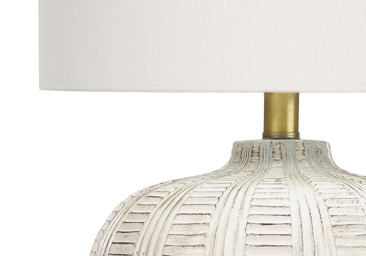Transitional Lighting, Table Lamp, Resin - Cream by Couch.com