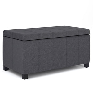 Dover - Upholstered Storage Ottoman Bench by Couch.com