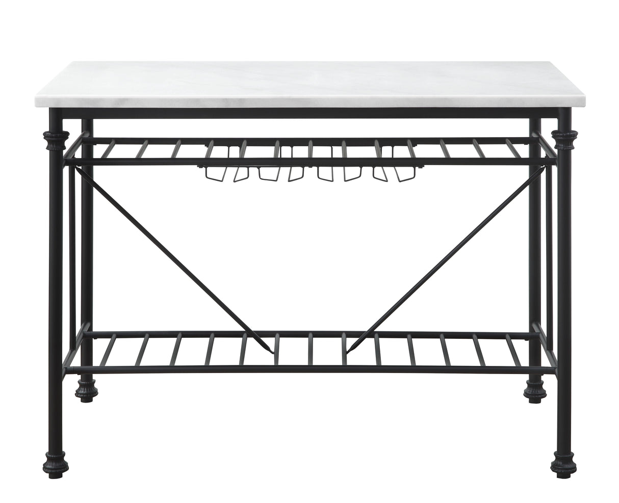 Mera - Marble Top Kitchen Island - Gray / Marble by Couch.com