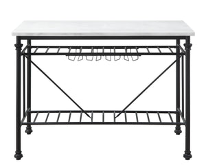 Mera - Marble Top Kitchen Island - Gray / Marble by Couch.com