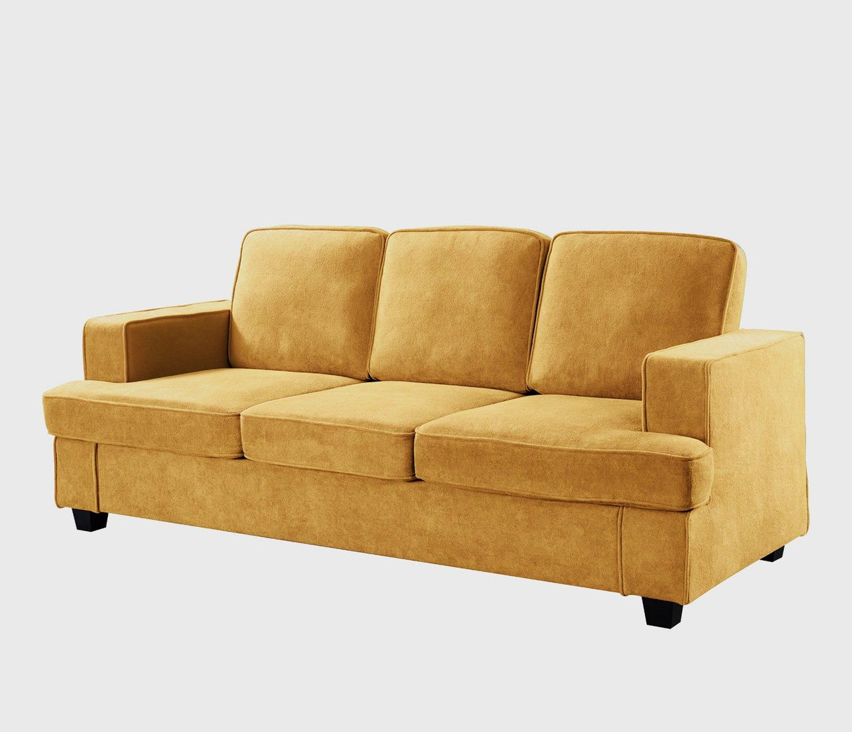 Modern Sofa, Comfortable 3 Seater Couch With Deep Seating, Loose Back Cushions, Wide Arms by Couch.com