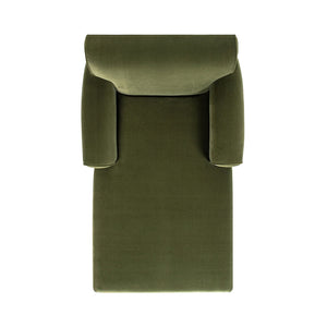 Alana Lawson - Chaise Lounge Chair - Olive Green by Couch.com