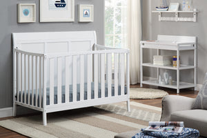 Shailee 4-in-1 Convertible Crib, White