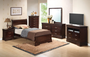 Sleigh Bed With Low Footboard by Couch.com